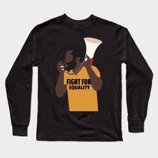 Fight for Equality Movement Long Sleeve T-Shirt by Eva Wolf